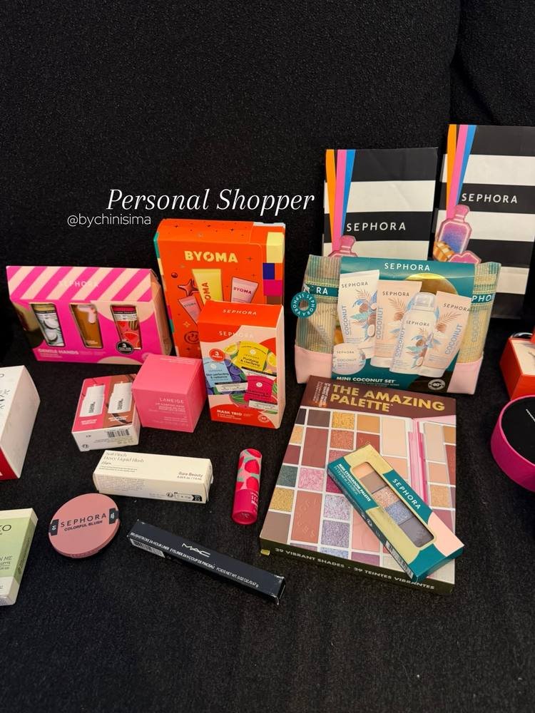 Pedido de maquillaje y skincare