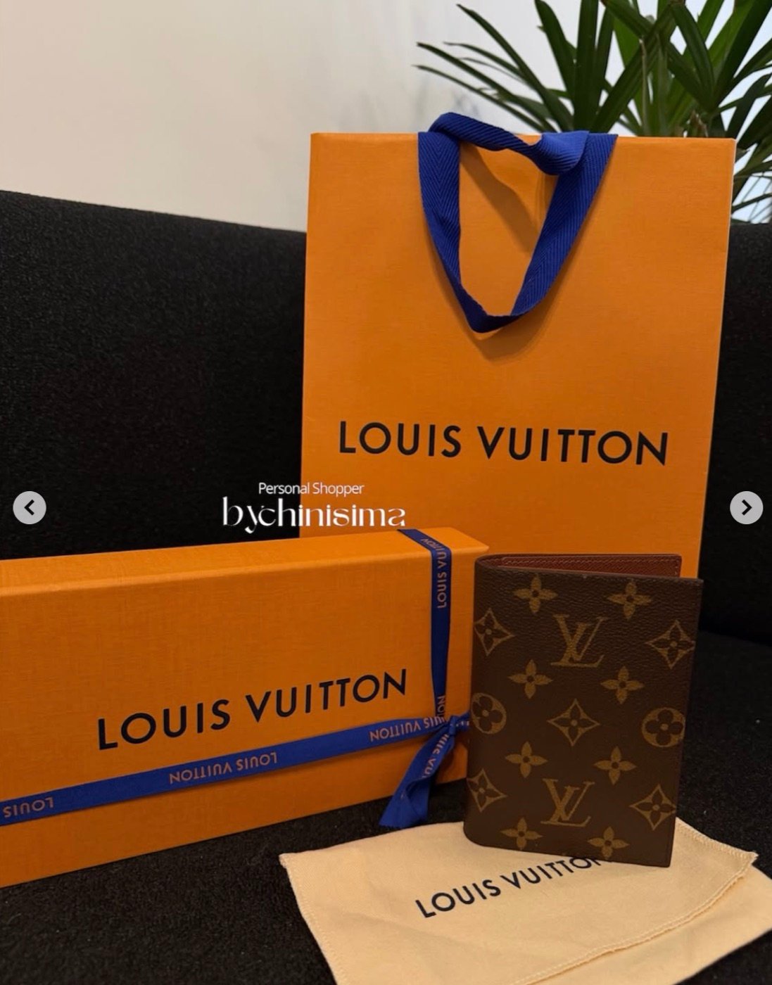 Billetera de Louis Vuitton entregada por Bychinisima